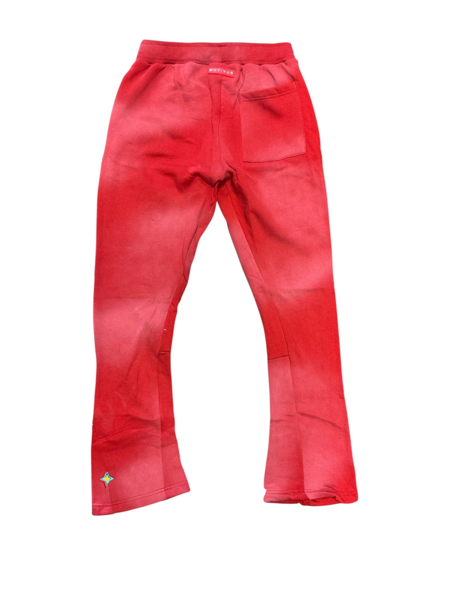 Motivus Wash Red Sweatpants