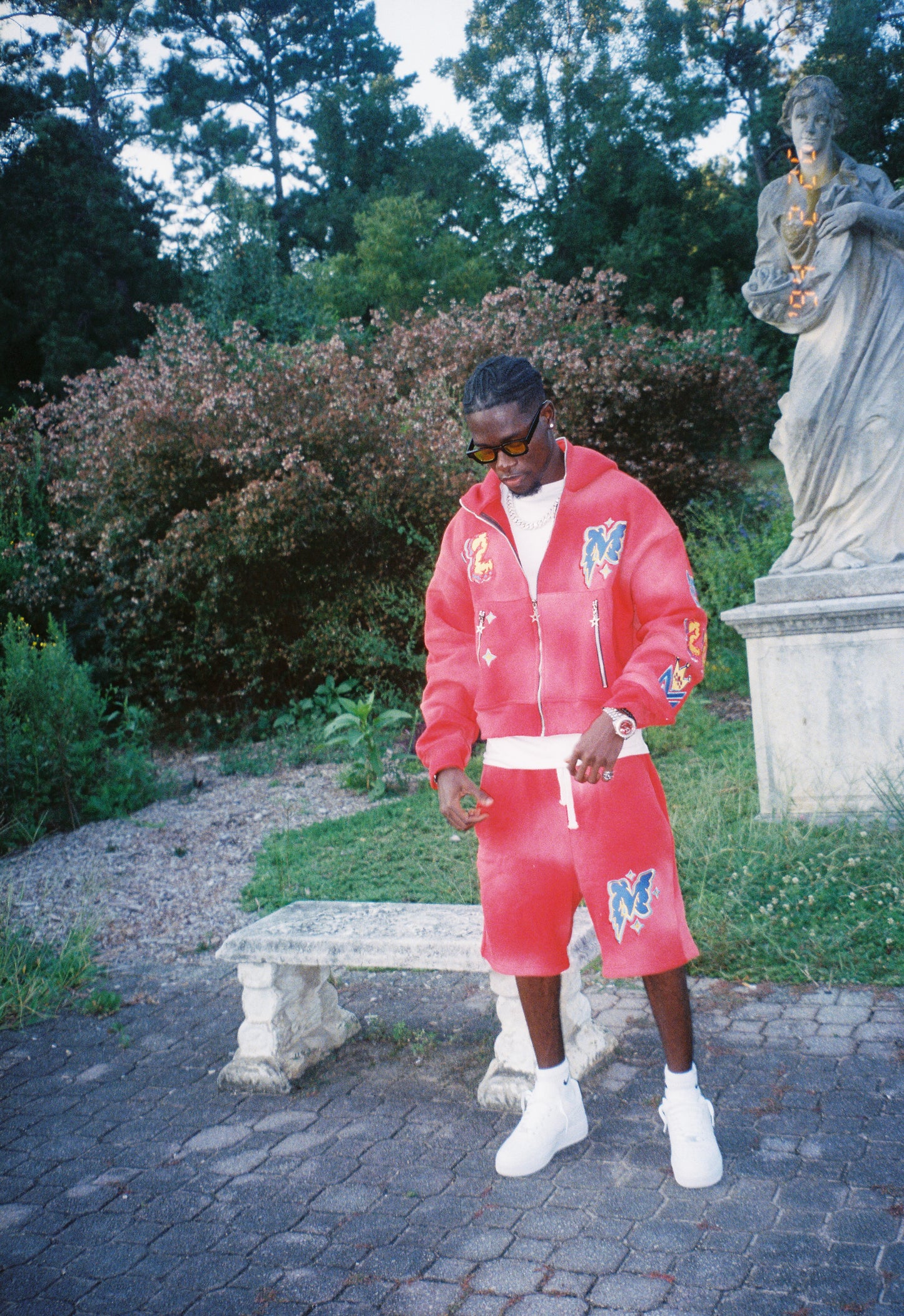 Motivus 22 Wash Red Hoodie