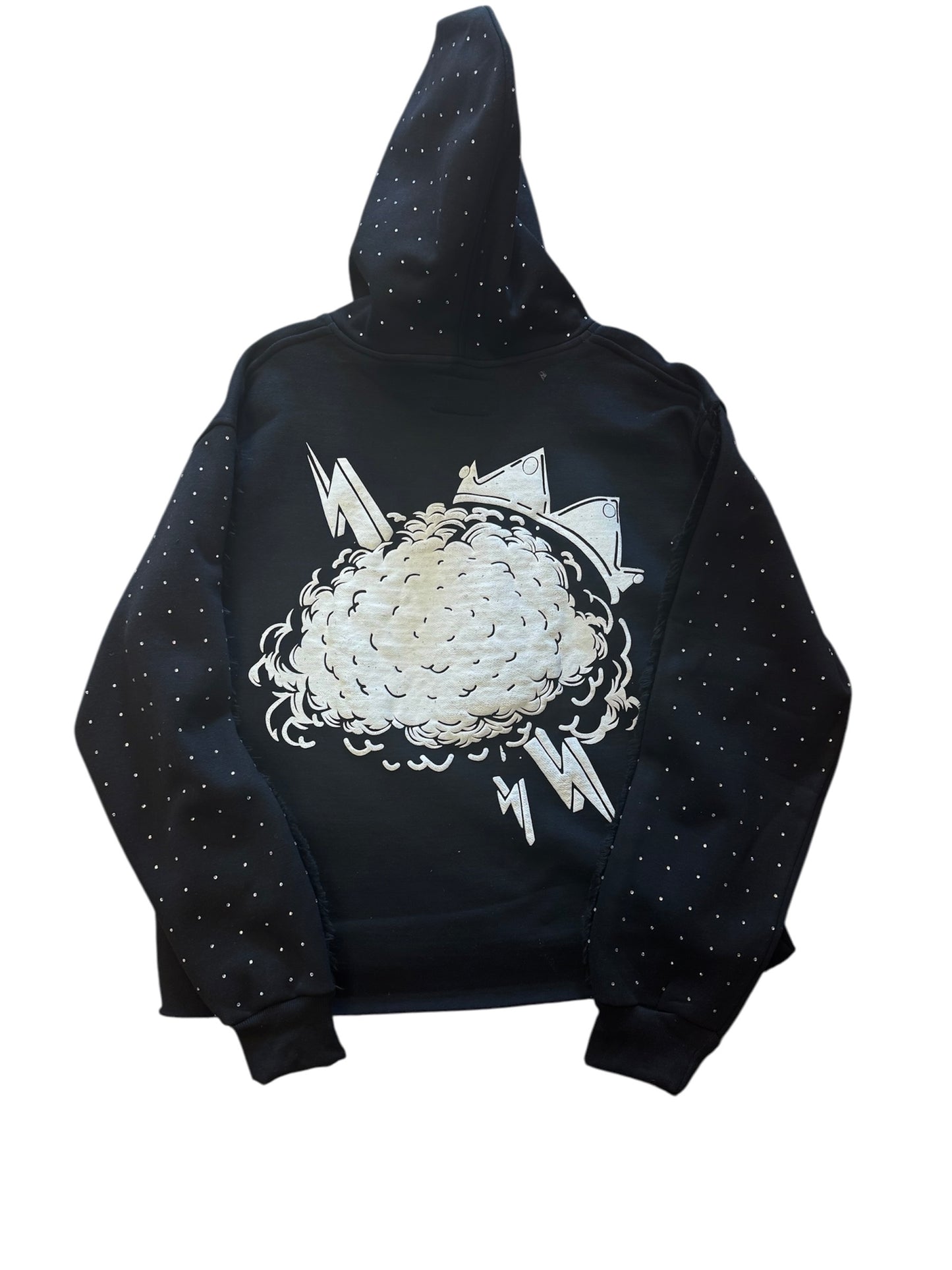 Puff print Rhinestone MOTIVUS hoodie