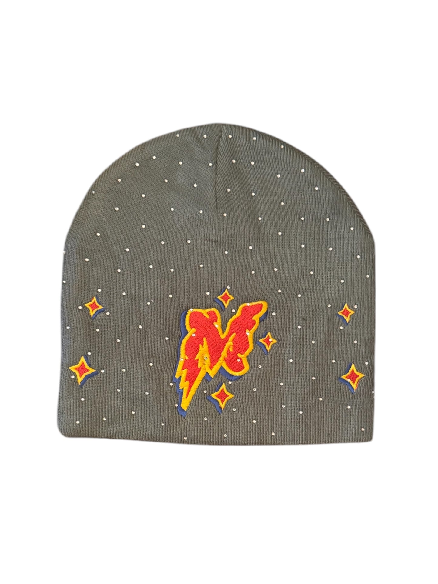 Motivus Rhinestone Beanie