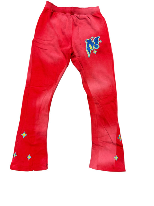Motivus Wash Red Sweatpants
